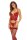 Bombshell Boudoir V Wire Corset And G Set Red, S