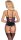 Cottelli LINGERIE - Body black/purple S