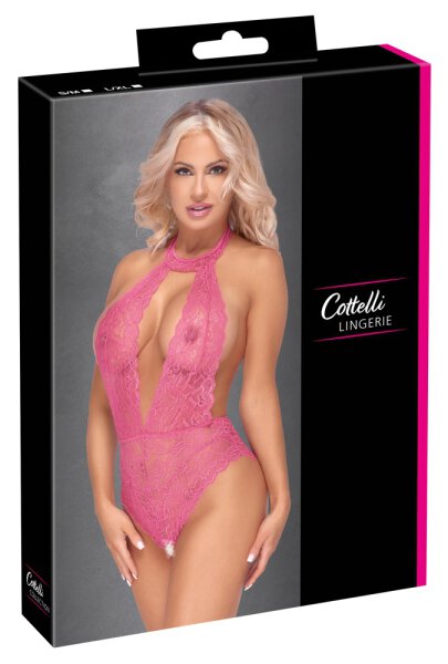 Cottelli LINGERIE - open Body pink S/M