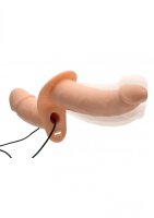 XR Brands Supreme Pleasure Vibro Doppel Dildo mit Harness