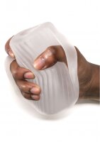 Perfect Fit Masturbator mit Griff transparent