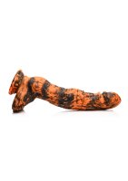 XR Brands Sabretooth Tiger Dildo orange black