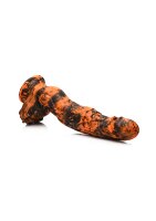 XR Brands Sabretooth Tiger Dildo orange black
