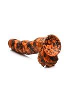XR Brands Sabretooth Tiger Dildo orange black