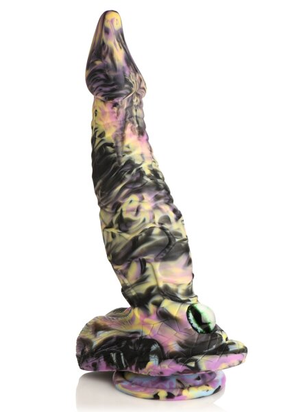 XR Brands Monster Dildo gelb lila schwarz