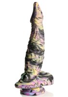XR Brands Monster Dildo gelb lila schwarz