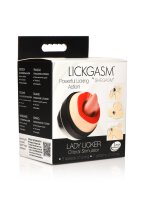 XR Brands Lady Licker Stimulator Zunge mit Vibration schwarz