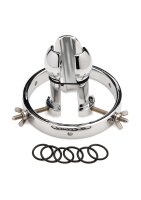 XR Brands Forced Spread Anal Explorer aus Edelstahl