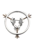 XR Brands Forced Spread Anal Explorer aus Edelstahl