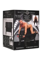 XR Brands Pferde Barren-Bondage-Bank schwarz