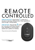 Thunder Plugs Rim Slide Sliding Ring Silicone Butt Plug Black