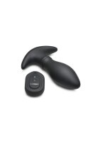 Thunder Plugs Rim Slide Sliding Ring Silicone Butt Plug Black