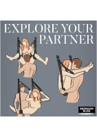 XR Brands Lovers Tür Schaukel Schwarz