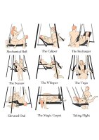 XR Brands Throne Adjustable Sex Swing with Stand