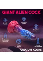XR Brands Intruder Alien Silicone Dildo Purple
