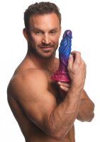 XR Brands Intruder Alien Silicone Dildo Purple