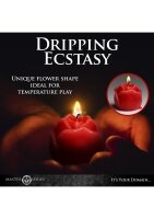 XR Brands Rose Drip Candle red