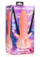 XR Brands Pegasus Dildo with Wings pink