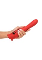 XR Brands Kiss and Tell Pro kiss vibrator red