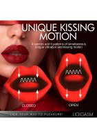 XR Brands Kiss and Tell Pro kiss vibrator red