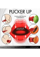 XR Brands Kiss and Tell Pro kiss vibrator red