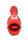 XR Brands Kiss and Tell Pro kiss vibrator red