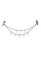 XR Brands double chain nipple clamps silver