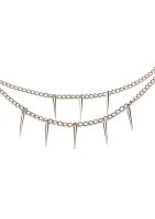 XR Brands double chain nipple clamps silver