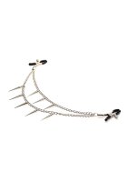 XR Brands double chain nipple clamps silver