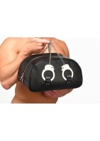 XR Brands bag with handcuff handles black