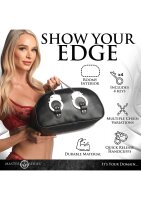 XR Brands bag with handcuff handles black