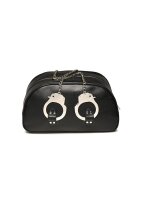 XR Brands bag with handcuff handles black