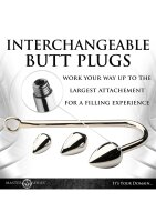XR Brands Anal Trainer Hook with 3 plugs