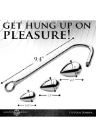 XR Brands Anal Trainer Hook with 3 plugs