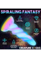 XR Brands Moon Rider unicorn dildo glows in the dark colorful