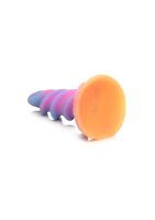 XR Brands Moon Rider unicorn dildo glows in the dark colorful