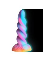 XR Brands Moon Rider unicorn dildo glows in the dark colorful