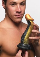 XR Brands Schlangen Dildo gold
