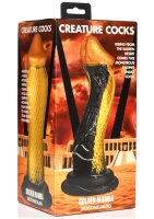 XR Brands Schlangen Dildo gold