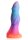 XR Brands Galactic Alien Creature Dildo glows in the dark colorful