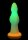 XR Brands Galactic Alien Creature Dildo glows in the dark colorful