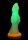XR Brands Galactic Alien Creature Dildo glows in the dark colorful