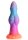 XR Brands Galactic Alien Creature Dildo glows in the dark colorful