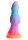 XR Brands Galactic Alien Creature Dildo glows in the dark colorful