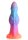XR Brands Galactic Alien Creature Dildo glows in the dark colorful