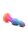 XR Brands Galactic Alien Creature Dildo glows in the dark colorful