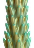 XR Brands Stegosaurus Cactus Reptile Silicone Dildo green