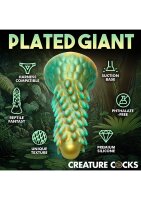 XR Brands Stegosaurus Cactus Reptile Silicone Dildo green