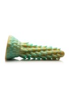 XR Brands Stegosaurus Cactus Reptile Silicone Dildo green