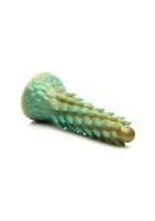 XR Brands Stegosaurus Cactus Reptile Silicone Dildo green